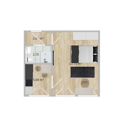 Helles Design-Appartement An Der Messe Essen Bagian luar foto