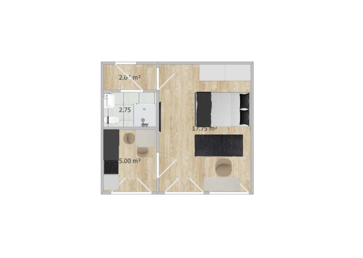 Helles Design-Appartement An Der Messe Essen Bagian luar foto